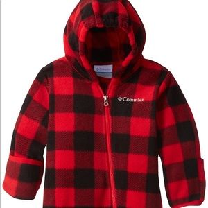 Columbia Buffalo Check Fleece Toddler Bunting